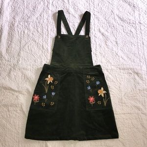 Princess Highway corduroy overall dress